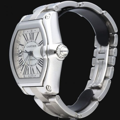 Cartier Roadster GMT - Montre en acier 58 Facettes MT47191