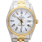 Montre Rolex Date - Montre 34 mm en or jaune et acier 58 Facettes MT46945
