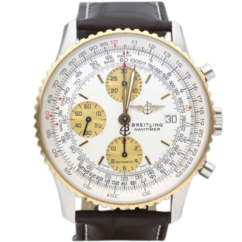 Breitling Old Navitimer II - Montre en or jaune et acier 58 Facettes MT47263