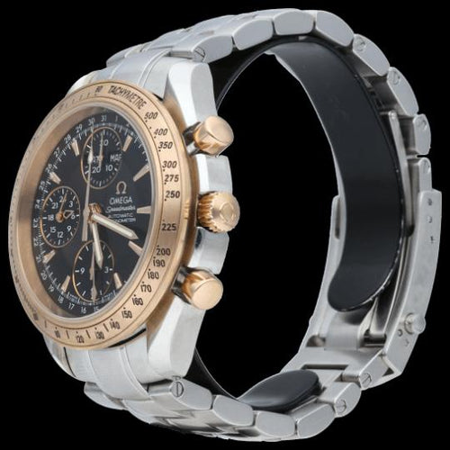 Omega Speedmaster - Montre Day Date automatique en or rose et acier 58 Facettes MT47400