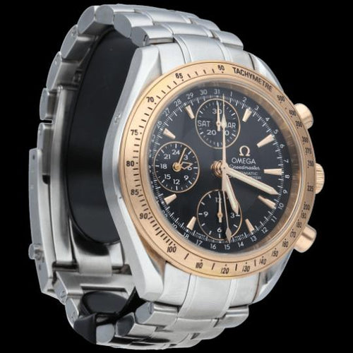 Omega Speedmaster - Montre Day Date automatique en or rose et acier 58 Facettes MT47400