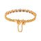 Bracelet en or rose et jaune avec saphirs et rubis 58 Facettes 4776474CN