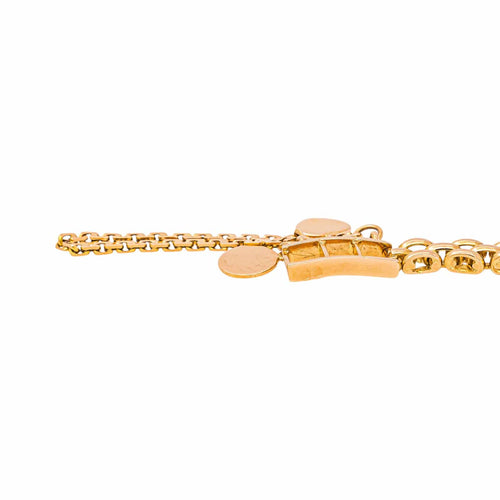 Bracelet en or rose et jaune avec saphirs et rubis 58 Facettes 4776474CN