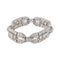 Art déco - Bracelet en or blanc, platine et diamants 58 Facettes 5078482CN