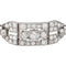 Art déco - Bracelet en or blanc, platine et diamants 58 Facettes 5078482CN