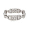 Art déco - Bracelet en or blanc, platine et diamants 58 Facettes 5078482CN