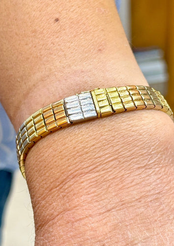 Van Cleef & Arpels - Bracelet 3 ors et diamants 58 Facettes Vca