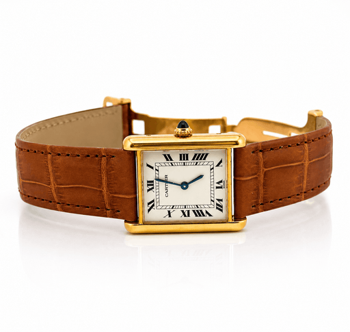 Montre Cartier Tank Louis - Montre en or jaune 58 Facettes Cm
