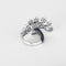 Bague 53 Boucheron Héra, Le Paon - Bague en or gris, saphirs et diamants 58 Facettes 58FC61