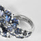 53 Boucheron Héra, Le Paon - Bague en or gris, saphirs et diamants 58 Facettes 58FC61