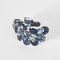 53 Boucheron Héra, Le Paon - Bague en or gris, saphirs et diamants 58 Facettes 58FC61