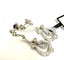 Boucles d'oreilles en or blanc et diamants 58 Facettes 296/26 H