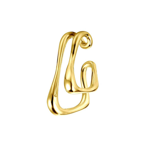 Jullie - Manchette d'oreille double 58 Facettes SER1027YG