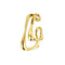 Jullie - Manchette d'oreille double 58 Facettes SER1027YG