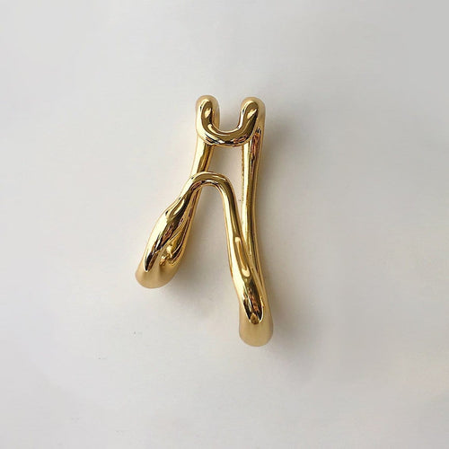 Jullie - Manchette d'oreille double 58 Facettes SER1027YG