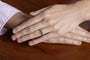 52 Bague en platine et diamants 1,30 ct 58 Facettes 13447