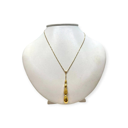 Collier pendentif gouttes en or jaune 58 Facettes 330098531