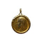 Pendentif médaille Vierge de profil en or jaune 58 Facettes 330096927