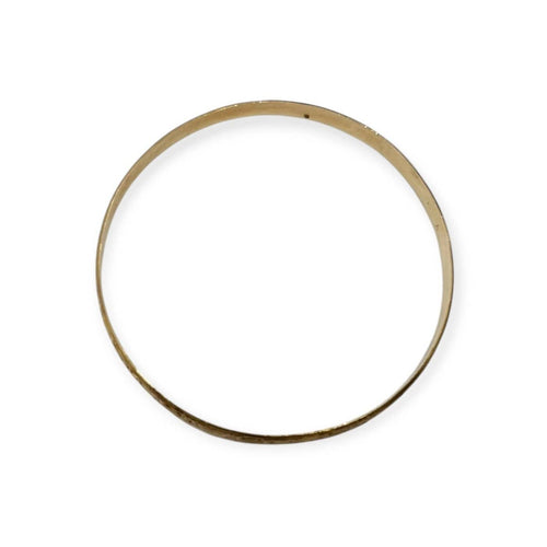 Bracelet jonc gravé en or jaune 58 Facettes 330096920