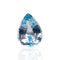 Topaze bleue du Brésil - Pierre 8,325 ct taille goutte mixte 58 Facettes #26-129-TPBLGT