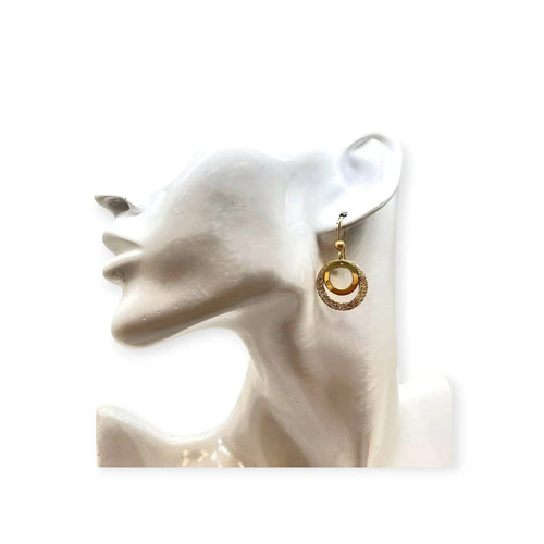 Boucles d'oreilles pendantes en or jaune 750 58 Facettes 330098032