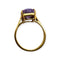 58 Bague en or jaune 750 avec pierre type améthyste 58 Facettes 330098926