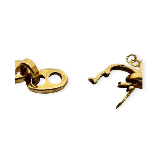 Bracelet maille grain de café en or jaune 58 Facettes 330099366