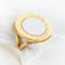 54 Bulgari Big - Bague en or 18 carats et nacre 58 Facettes 560A26_M