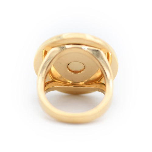 54 Bulgari Big - Bague en or 18 carats et nacre 58 Facettes 560A26_M