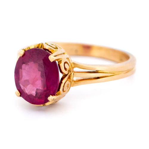 Bague 52 Bague solitaire rubis en or 14k 58 Facettes 17DCE96B711741DBA4AC4D1DAA3843A4