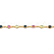 Collier vintage en or jaune 18k, péridots, rubis et saphirs 58 Facettes A88D477A9A6345D7AF89296001F8C42A