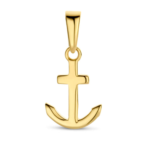 Pendentif Pendentif ancre en or jaune 14k 58 Facettes EEA4346511EA4A97A6494B9770F753D6