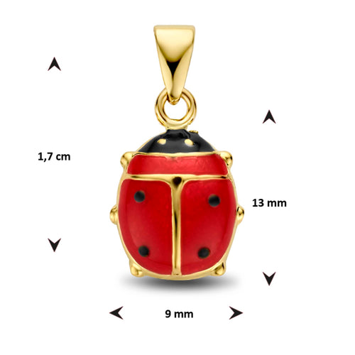 Pendentif Pendentif coccinelle en or jaune 14 carats et émail 58 Facettes AD3FD06F3204418B847A84ABFE349EDB