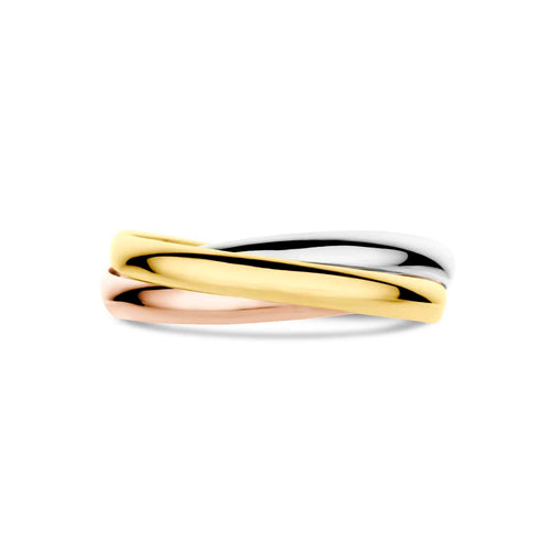 Bague 54.5 Trinity - Bague en or tricolore 14k 58 Facettes 479566785FDB47A989CCE5E7B30461A9