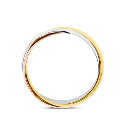 Bague 54.5 Trinity - Bague en or tricolore 14k 58 Facettes 479566785FDB47A989CCE5E7B30461A9