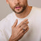 Bague 59.5 Bague chevalière en argent 925 avec onyx 58 Facettes 120643596F54417DB75C279E36902AD4