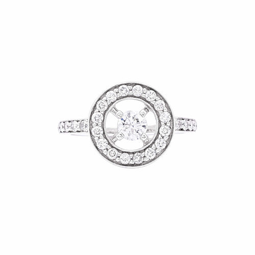 Bague 49 Boucheron Ava - Bague en or blanc et diamants 58 Facettes 35884