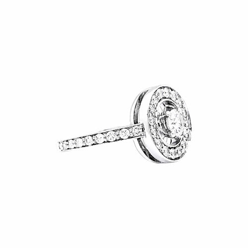 Bague 49 Boucheron Ava - Bague en or blanc et diamants 58 Facettes 35884