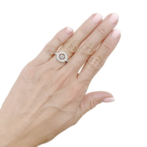 Bague 49 Boucheron Ava - Bague en or blanc et diamants 58 Facettes 35884