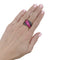 Bague 54 Damiani Gomitolo - Bague en or blanc, diamants noirs et rubis 58 Facettes 35870