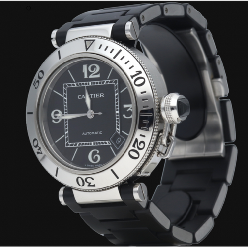 Cartier Pasha Seatimer - Montre en acier 58 Facettes MT47457