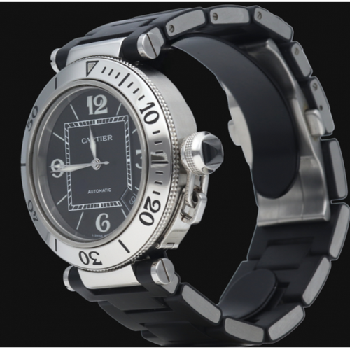 Cartier Pasha Seatimer - Montre en acier 58 Facettes MT47457