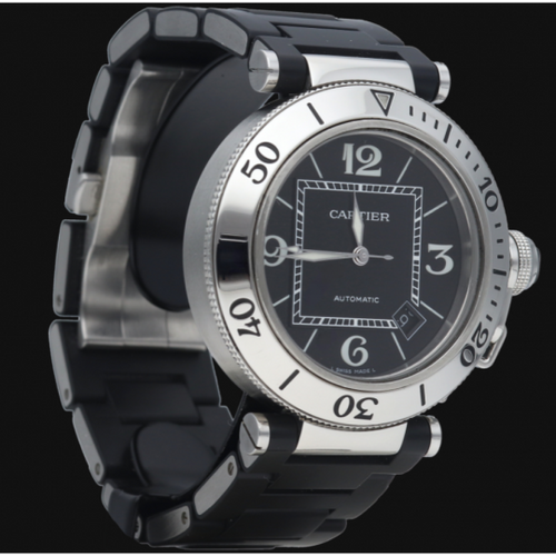 Cartier Pasha Seatimer - Montre en acier 58 Facettes MT47457