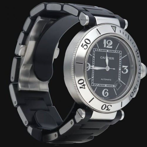 Cartier Pasha Seatimer - Montre en acier 58 Facettes MT47457