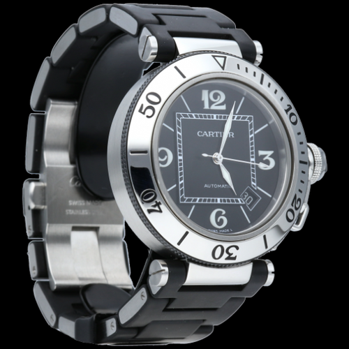 Cartier Pasha Seatimer - Montre en acier 58 Facettes MT47458