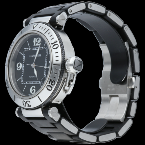 Cartier Pasha Seatimer - Montre en acier 58 Facettes MT47458