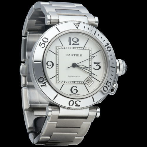 Cartier Pasha Seatimer - Montre en acier 58 Facettes MT47459