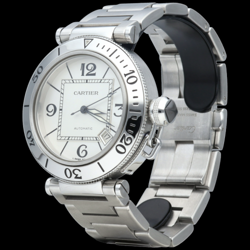 Cartier Pasha Seatimer - Montre en acier 58 Facettes MT47459
