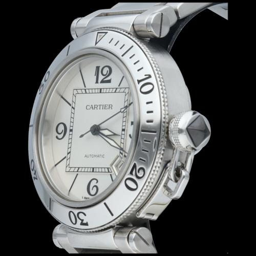 Cartier Pasha Seatimer - Montre en acier 58 Facettes MT47459