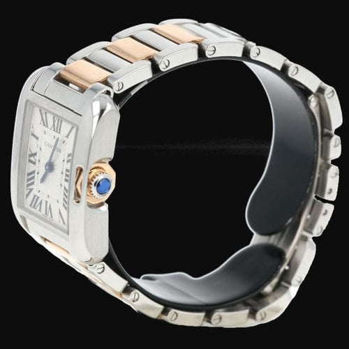 Cartier Tank Anglaise - Montre en or rose et acier 58 Facettes MT47471